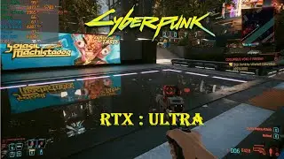 cyberpunk 2077 : RTX Ultra !! DLSS-Quality !! RTX 2060 !! Patch 1.06 !! 1080P !!