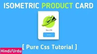 isometric product card in hindi 2021|3D product card using html css