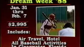 Philadelphia Phillies Dream Week 1988 Commercial