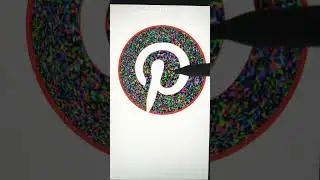 Pinterest Logo pick a color lProcreate 