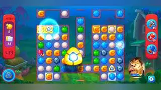 фишдом 2022 # 10588 уровень - прохождение без бустеров # Fishdom,  10588  level - no Boosters.