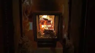 Магия огня в топке банной печи Бани Карелии
