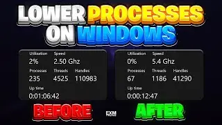 How To Get LOWER PROCESSES on Windows! (LOWER INPUT DELAY & MORE FPS)