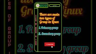 Types of group in Linux 