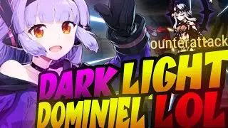 I didnt get light dominiel so heres DARK LIGHT DOMINIEL idk. - Epic Seven