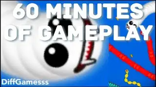 Slither.io A.I. 141,000+ Score Epic Slitherio // 60 Minutes of Gameplay