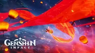Lantern Rite Ending Cutscene 2024 | Gaming's Lion Dance Lantern Rite - Genshin Impact 4.4 Cutscene