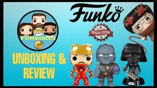 Funko Pop! Unboxing [Iron-man,Knight of Ren,Korg With Miek,Dwight Schrute] |Unboxing & Review