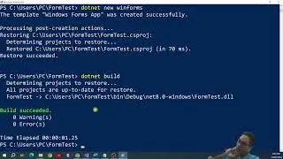 [.NET 8.0]  Tạo Windows Forms bằng Visual Code, PowerShell và Visual Studio