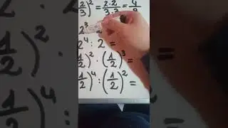 Propiedades de las potencias con números racionales.