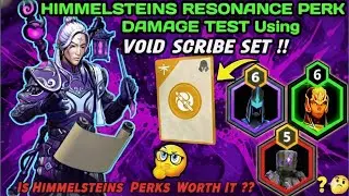 VOID SCRIBE: No Perk vs Himmelstein Resonance! (Ruolan & Acolyte Test) | Shadow Fight 3