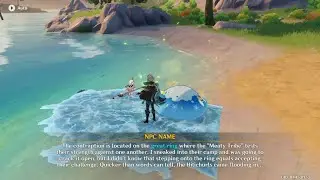 Can somebody explain this NPC NAME | Genshin Impact 