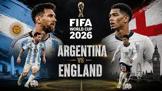 Argentina Vs England LIVE | FIFA World Cup 2026 SEMIFINAL LIVE | Argentina Vs England | WC SEMIFINAL