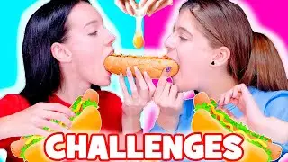 ASMR Candy Race, Hot Dog Battle Mukbang