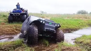 All-terrain vehicles Taipan and Sokol in the Vasyugan swamps