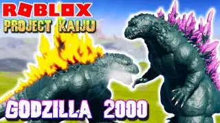 Roblox Project Kaiju - GODZILLA 2000! Millennium Godzilla! The STRONGEST Kaiju EVER!?