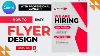 How to Make Flyer Design in Canva | 