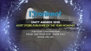 Unity Awards 2020 - Asset Store Publisher of the Year Nominee