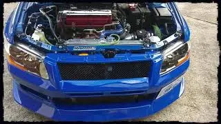 Mitsubishi Evolution 7 Tomei and HKS Kansai