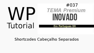 Tema Inovado - Shortcodes Cabeçalho separador - 037