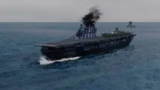 Third Animation test - B-25 Takeoff from USS Hornet