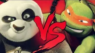 Po (Kung Fu Panda) VS. Michelangelo (Tartarugas Ninjas) RapBits FT. David Black e Yondax em 8Minutoz