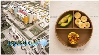 КАК ВВОДИТЬ КУСОЧКИ  МАЛЫШУ | ПЕРВЫЙ СНЕГ