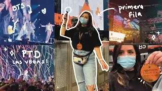 Mi primer concierto de BTS ✨ PTD Las Vegas Día 2 (primera fila) | BTS Vlog Concierto