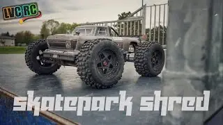 ARRMA Outcast Shreds a Skatepark!