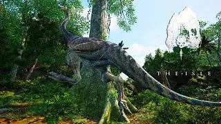 Flockmate, Father And ButtKicker Life Of A Gallimimus -The Isle Stress Test Gameplay-