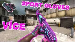 CS:GO SPORT GLOVES ''VİCE''//CS1.6 CSGO SKİN PACK (HD)