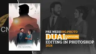 Pre Wedding 2024  Trending Pre Wedding Poster Design in Photoshop Tutorial