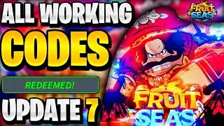 🔥*NEW* ALL WORKING UPDATE 7 CODES FOR FRUIT SEAS! ROBLOX FRUIT SEAS CODES