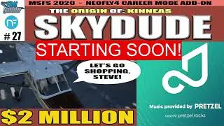 SKYDUDE #27   2 Million!  Microsoft Flight Simulator2020 +Neofly4 Career Mod    Cargo Runs