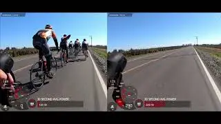 Peloton vs Solo - Piece of Cake Road Race