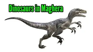 Dinosaurs visit Maghera to the walled garden #frightened