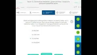 РЭШ Урок 12.  Волновые явления.  Длина волны.  Скорость распространения волн.