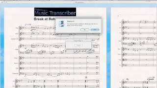 The Music Transcriber: Break at Rehearsal Marks Sibelius Plugin