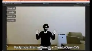 Kinect with OpenCV for Unity Example