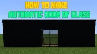How to make automatic door of glass