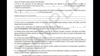 Buyer's Request for Seller Compensation of Buyer's Broker