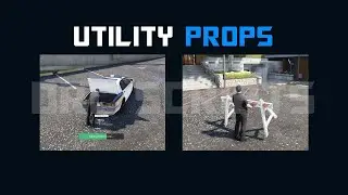 [QB, ESX] FIVEM ADVANCED UTILITY PROPS SCRIPT | PREVIEW | TEBEX!
