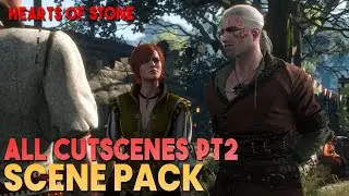 Hearts of Stone All Cutscenes Scene Pack (Part 2) || The Witcher 3 (1080p, 60FPS)