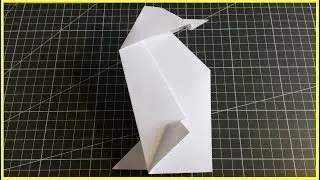 Origami paper penguin