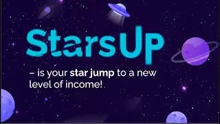 How to make money on the matrix in the project "STARS" on the StarsUp platform? (English version)
