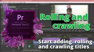 Video Editing Hindi #6 || scrolling text premiere pro
