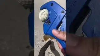 These liquid core golf balls really fight back #golfball #golf #fail #prank #rare