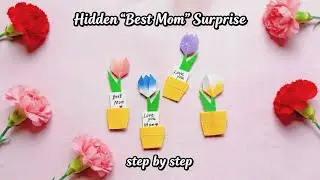 How to Fold an Origami Tulip with a Hidden Message | Step-by-Step Mother’s Day Paper Craft