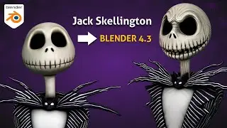 Blender 4.3 – Jack Skellington
