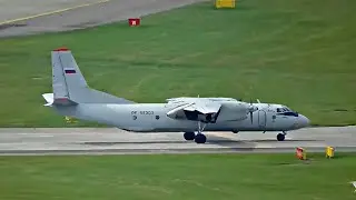An-26 caught a crosswind during takeoff. Sochi airport.